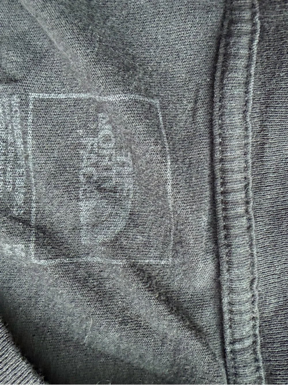 The North Face Black Short Sleeve Tee with White Back Graphic - Picture 3 of 3